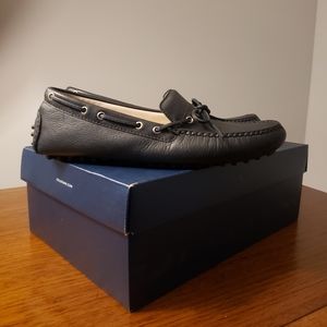 Like New Cole Haan D43449 Women's Black Leather Driver Moccasin Loafer